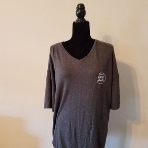 Plus size pajama top